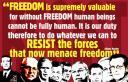 freedom